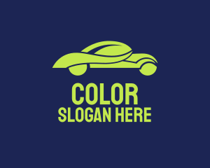 Fancy Green Car Logo