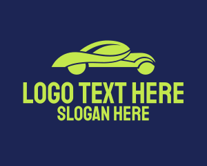 Fancy Green Car Logo