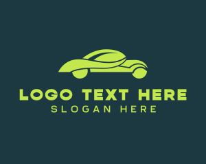 Fancy Green Car Logo