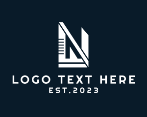 Insurance - Letter N Tower Business logo design