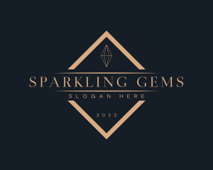 Diamond Jewelry Gem logo design