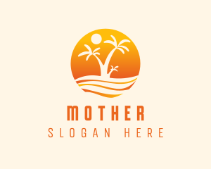 Resort - Orange Palm Beach logo design