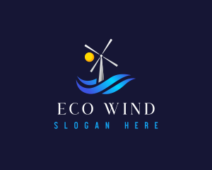 Windmill - Windmill Energy Wave logo design