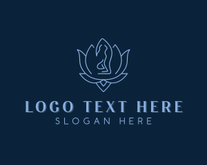 Chakra - Lotus Therapeutic Yoga logo design