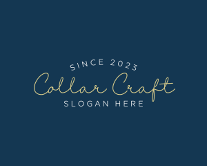 Cosmetics Cursive Business logo design