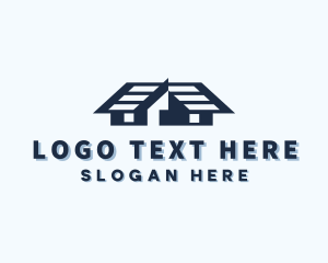 House Roofing Construction Logo