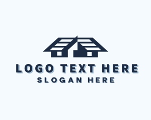 House Roofing Construction Logo