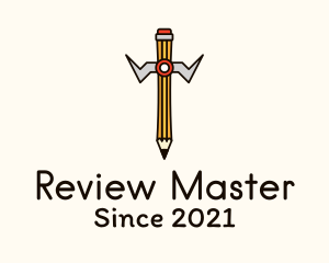 Review - Writing Pencil Sword logo design