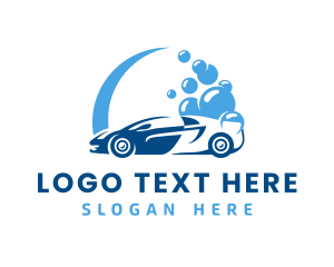 Car Wash - Car Wash Bubbles logo design