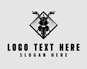 Racing - Motorbike Motorcycle Rider logo design