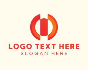 Modern - Modern Orange Letter O logo design