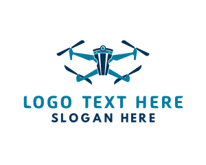 Camera - Drone Aerial Photography logo design