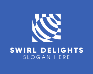 Swirl Illusion Tech logo design