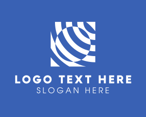 Visual - Swirl Illusion Tech logo design