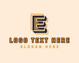 Startups - Upscale Geometric Brand Letter E logo design