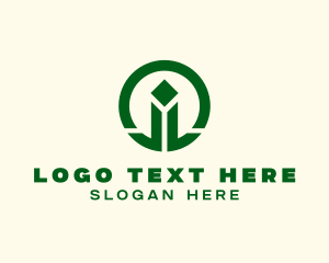 Digital - Simple Generic Pillar logo design