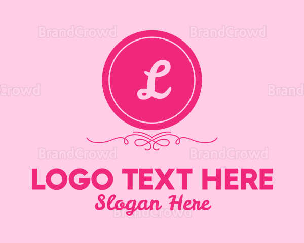 Cosmetic Pink Lettermark Logo | BrandCrowd Logo Maker