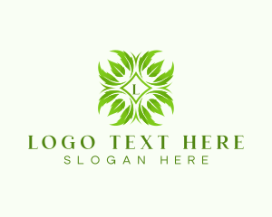 Massage - Eco Leaf Agriculture logo design