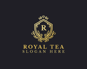 Royal Crown Shield Monarch  logo design