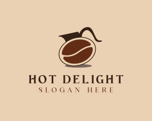 Hot Coffee Pot logo design