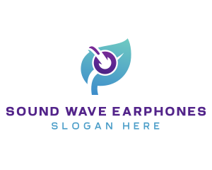 Earphones - Natural Music & Spa logo design