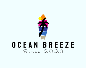 Miami - Surfing Water Sport logo design