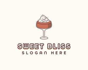 Pudding - Sweet Dessert Mousse logo design