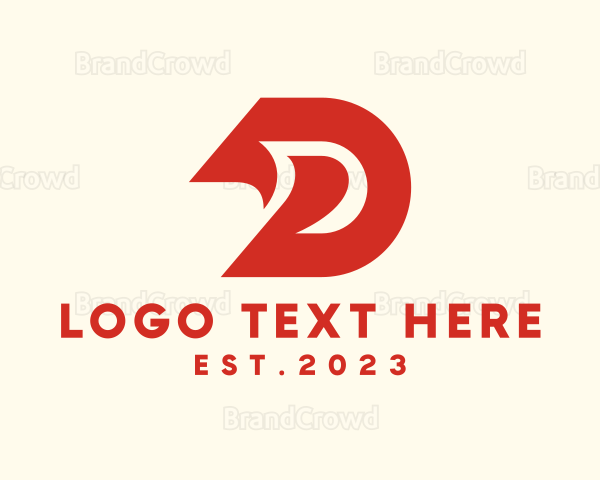 Creative Wave Letter D Logo