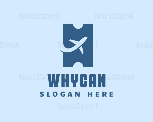 Plane Airline Ticket Logo