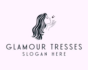 Wig - Beauty Woman Skincare logo design