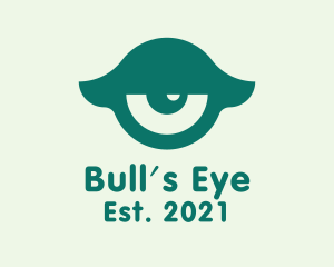 Green Sleepy Eye  logo design