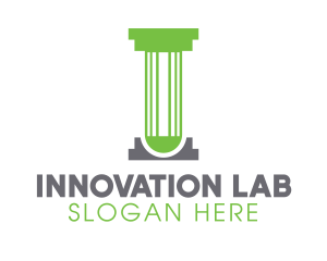 Lab - Science Lab Pillar logo design