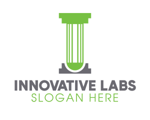 Science Lab Pillar logo design