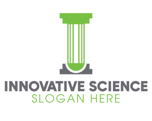 Science - Science Lab Pillar logo design
