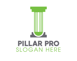 Pillar - Science Lab Pillar logo design