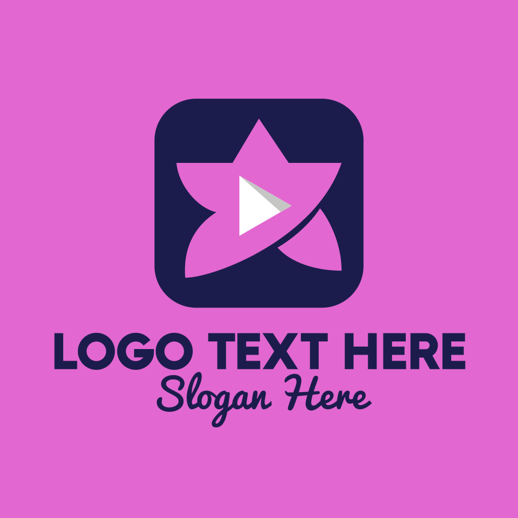 Pink Video App Logo | BrandCrowd Logo Maker | BrandCrowd