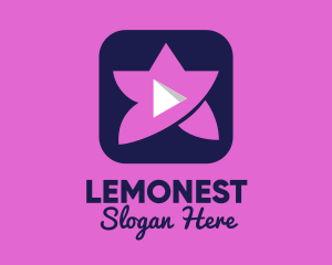 Makeup Vlogger - Pink Video App logo design