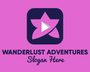Icon - Pink Video App logo design