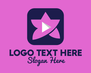 Pink Video App  Logo