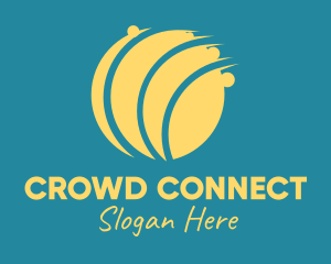Crowd - Yellow Sun Community logo design