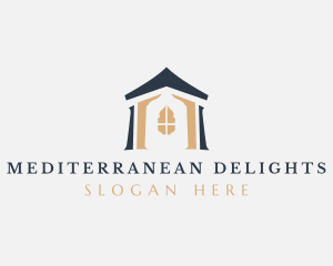 Mediterranean - House Building Construction logo design