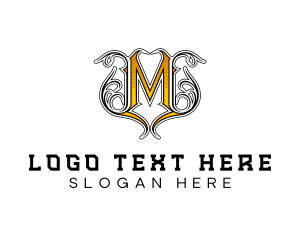 Antique - Gothic Tattoo Business logo design