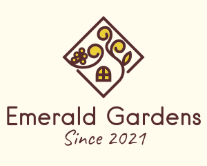 Diamond Garden House  logo design