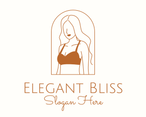 Model - Flawless Beauty Woman logo design