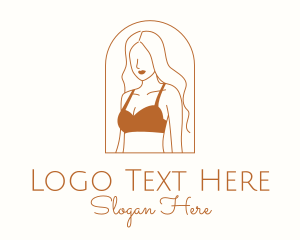 Bikini - Flawless Beauty Woman logo design