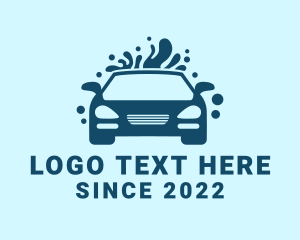 Detergent - Water Car Cleaning logo design