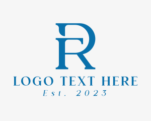 Letter Rf - Modern Fashion Business logo design