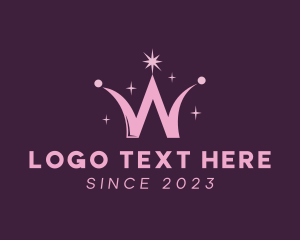 Agency - Magician Crown Letter W logo design