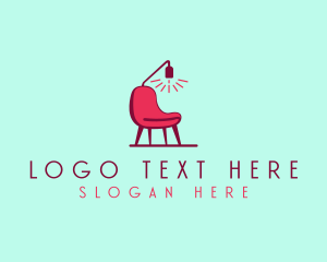 Lamp - Ergonomic Furniture Chair logo design