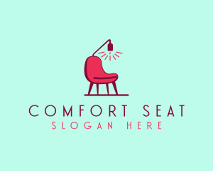 Ergonomic Furniture Chair logo design